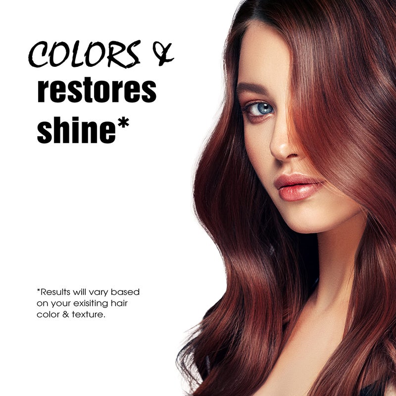 Light Mountain Henna Hair Color & Conditioner - Burgundy Hair Dye for Men/Women, Organic Henna Leaf Powder, Chemical-Free, Semi-Permanent Hair Color, 16 Oz - Image 5